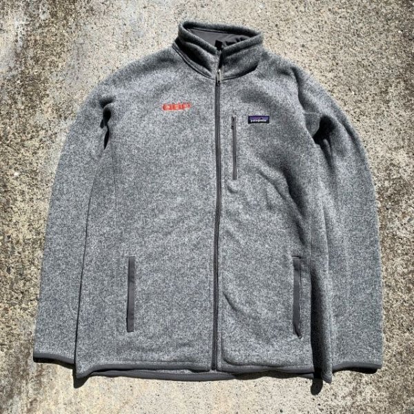 画像1: 【XL】patagonia フルジップ ベターセーター フリース グレー■アメリカ古着 パタゴニア メンズ ビッグサイズ 刺繍入り ジャケット (1)