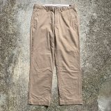 画像: 【W33】Polo Ralph Lauren ノータック コットン チノパンツ ベージュ 無地■ビンテージ オールド アメリカ古着 ポロラルフローレン