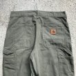 画像6: 【W28】carhartt ダック地 ペインターパンツ グレー系■ビンテージ オールド アメリカ古着 カーハート レディースサイズ (6)