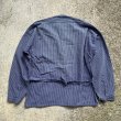 画像9: 【M/L】UNKNWON シンチバック プルオーバー フィッシャーマンシャツ ストライプ■ビンテージ ヨーロッパ古着 ユーロ 針刺し レディース  (9)