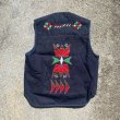 画像6: 【S/M】70s Sears Roebucks 刺繍入り 裏ボア デニムベスト■ビンテージ オールド レトロ アメリカ古着 レディース シアーズ (6)