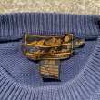 画像4: 【XL】Eddie Bauer コットンニット セーター ネイビー 無地■ビンテージ オールド アメリカ古着 90s エディバウアー ビッグサイズ (4)