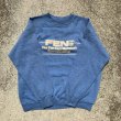 画像7: 【M/L】80s USA製 sportswear FEN810AM 発砲プリント スウェット 杢ブルー■ビンテージ アメリカ古着 ミリタリー 在日米軍向けラジオ局 (7)