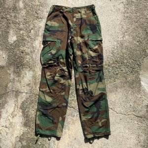 画像: 【W30 S-REGULAR】米軍 ウッドランドカモ カーゴパンツ 迷彩■ビンテージ カモ柄 アメリカ古着 90s ミリタリー US ARMY リップストップ