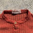 画像4: 【S/M】fabindia インド綿 バンドカラー プルオーバーシャツ オレンジ■ビンテージ オールド アメリカ古着 エスニック ネップ 民族 (4)