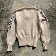 画像2: 【XS/S or Ladies】50s NELSON KNITTING MILLS CO. Vネック スクールセーター ウールニット 白■ビンテージ アメリカ古着 レディース (2)