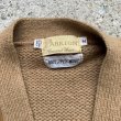 画像3: 【S/M】70s Parkton ウール×スエード カーディガン ブラウン×ベージュ■ビンテージ オールド レトロ アメリカ古着 ニット セーター  (3)