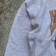 画像4: 【L/XL】80s-90s USA製 RUGGED SWEATS リバースウィーブタイプ カレッジプリント スウェット ライトグレー■ビンテージ アメリカ古着 (4)