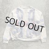 画像: 【Ladies or Mens L】UNKNOWN パッチワーク キルティングジャケット 白 総柄■ビンテージ オールド レトロ アメリカ古着 レディース