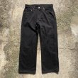 画像1: 【W33(W32相当)】Levi's 501 ジッパー取り付け ブラックデニムパンツ 黒■オールド アメリカ古着 リーバイス ジーパン (1)