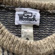 画像4: 【M/L】USA製 Woolrich ショールカラー ウールニット セーター グレーミックス■ビンテージ オールド アメリカ古着 80s ウールリッチ (4)