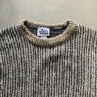 画像3: 【M/L】USA製 Woolrich ショールカラー ウールニット セーター グレーミックス■ビンテージ オールド アメリカ古着 80s ウールリッチ (3)