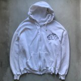 画像: 【M/L】USA製 SPORTSWEAR ジップアップ スウェットパーカー 白■ビンテージ オールド レトロ アメリカ古着 80s トレーナー