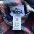 画像3: 【M/L】80s USA製 Woolrich リバーシブルジャケット パーカー ネイビー×チェック■ビンテージ オールド アメリカ古着 ウールリッチ (3)