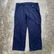 画像8: 【〜W42】carhartt リップストップ カーゴパンツ ネイビー 紺■ビンテージ オールド アメリカ古着 カーハート ペインター ビッグサイズ (8)