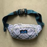 画像: 【14cm×22cm】KAVU ウエストバッグ 総柄■アメリカ古着 ウエストポーチ カブー アウトドア ポリエステル