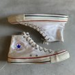 画像4: 【US8 1/2 27cm程度】USA製 90s CONVERSE オールスター ハイカット キャンバススニーカー 白■ビンテージ アメリカ製 古着 コンバース (4)