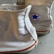 画像7: 【US8 1/2 27cm程度】USA製 90s CONVERSE オールスター ハイカット キャンバススニーカー 白■ビンテージ アメリカ製 古着 コンバース (7)