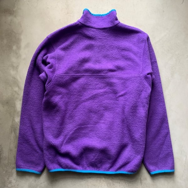 画像2: 【S or Ladies】USA製 patagonia フリース スナップT パープル 紫■ビンテージ オールド アメリカ古着 90s パタゴニア レディース (2)