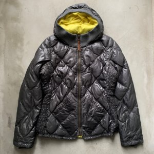 画像: 【Ladies or XS】レプリカ Eddie Bauer ダウンジャケット パーカー グレー■古着 スカイライナーモデル エディーバウアー レディース