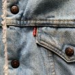 画像2: 【M/L】USA製 Levi's デニム ボアジャケット アイスブルー■ビンテージ オールド レトロ アメリカ古着 80s リーバイス ジージャン 57509 (2)