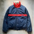 画像1: 【S/M】80s Powderhorn 中綿 ナイロンジャケット ネイビー■ビンテージ オールド レトロ アメリカ古着 USA製 パウダーホーン アウトドア (1)