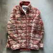 画像6: 【S/M】Woolrich ジップアップ フリースジャケット 紫 総柄■オールド ウールリッチ アメリカ古着 レディース (6)