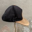 画像4: 【Free】San Diego Cork Hat Co. コルク×コットンキャップ 黒×茶色■オールド アメリカ古着 帽子 スナップバック 太陽の石 アステカ (4)