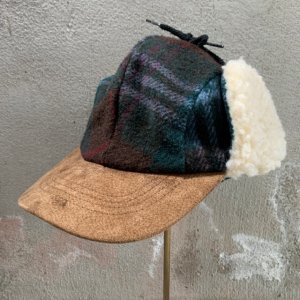 画像: 【59cm】USA製 Country Gentleman ボア 耳当て ウールキャップ■ビンテージ オールド アメリカ古着 帽子 80s/90s