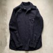 画像6: 【S/M】40s USN 片ポケ ウール CPOシャツ ネイビー 濃紺■ビンテージ オールド アメリカ古着 ミリタリー WW2 米軍実物 オリジナル (6)