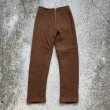 画像3: 【W25】70s UNKNOWN ウールパンツ ブラウン 茶色■ビンテージ オールド レトロ アメリカ古着 レディース ハンドメイド スリム (3)