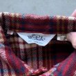 画像4: 【S】70s Woolrich ウールシャツジャケット 紫チェック■ビンテージ オールド レトロ アメリカ古着 USA製 ウールリッチ ボックス (4)