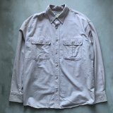 画像: 【L/XL】SALE!! Cabela's オールコットン 長袖シャツ グレーベージュ■ビンテージ オールド アメリカ古着 カベラス ボタンダウン