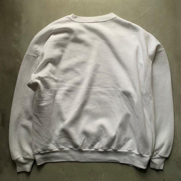 画像2: 【2XL/3XL】USA製 JERZEES セットインスリーブ スウェット 白無地■ビンテージ オールド レトロ アメリカ古着 90s ラッセル トレーナー (2)