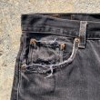 画像3: 【W34】90s USA製 Levi's 501 ブラックデニムパンツ■ビンテージ オールド アメリカ古着 リーバイス ジーパン ストレート オリジナル 後染 (3)