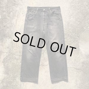 画像: 【W34】90s USA製 Levi's 501 ブラックデニムパンツ■ビンテージ オールド アメリカ古着 リーバイス ジーパン ストレート オリジナル 後染