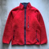 画像: 【L/XL】USA製 patagonia レトロカーディガン フリースジャケット 赤■ビンテージ オールド レトロ アメリカ古着 90s F6 パタゴニア