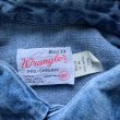 画像4: 【S/M】70s USA製 Wrangler 長袖デニム ウエスタンシャツ■ビンテージ オールド アメリカ古着 アメリカ製 ラングラー カウボーイ (4)