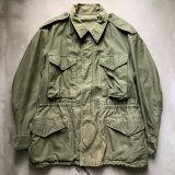 画像: 【S/M】ダメージ有り M-51 フィールドジャケット オリーブ■ビンテージ オールド レトロ アメリカ古着 米軍実物 50s-60s