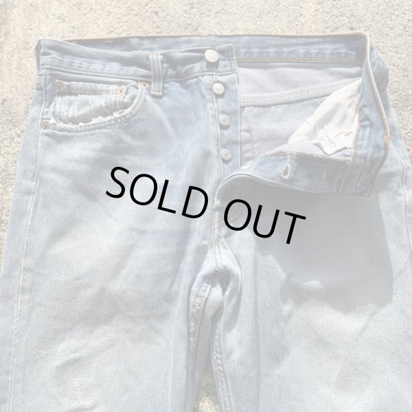 画像2: 【W32】Levi's 501 デニムパンツ■ビンテージ オールド ヨーロッパ古着 ユーロリーバイス ジーパン オリジナル ボタンフライ No.2 (2)