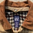 画像3: 【M(L/XL相当)】90s GAP ブラウンデニム ファイヤーマンジャケット ハーフコート■ビンテージ オールドギャップ アメリカ古着 (3)