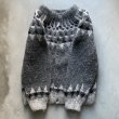 画像7: 【S/M】Hand made by Kathy ノルディックセーター カーディガン グレー 柄■ビンテージ オールド アメリカ古着 フォークロア ニット (7)