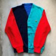 画像7: 【S/M】IZOD LACOSTE クレイジーパターン アクリルニット カーディガン■ビンテージ オールド レトロ アメリカ古着 80s/90s ラコステ (7)