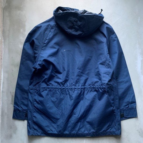 画像2: 【M/L】難有り 80s USA製 Woolrich ゴアテックス マウンテンパーカー ジャケット ネイビー■ビンテージ アメリカ古着 ウールリッチ (2)