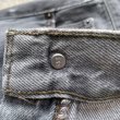 画像7: 【W30】80s-90s USA製 Levi's 501 ブラックデニムパンツ 黒 グレー■ビンテージ オールド アメリカ古着 リーバイス 先染め オリジナル (7)