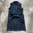 画像9: 【M or Ladies】70s USA製 Pendleton 袖カットオフ ショールカラーウールガウン ベスト■ビンテージ アメリカ古着 ペンドルトン レディース (9)