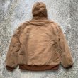 画像9: 【M/L】ボロ USA製 Carhartt アクティブパーカー ジャケット ブラウンダック■ビンテージ オールド レトロ アメリカ古着 カーハート  (9)