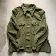 画像5: 【L/XL】50s-60s 米軍実物 ウールシャツ オリーブグリーン■ビンテージ オールド レトロ アメリカ古着 ボックス ミリタリー US ARMY (5)