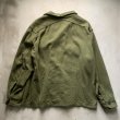 画像2: 【L/XL】50s-60s 米軍実物 ウールシャツ オリーブグリーン■ビンテージ オールド レトロ アメリカ古着 ボックス ミリタリー US ARMY (2)