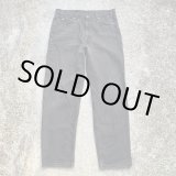 画像: 【W38】90s Levi's 550 ブラックデニムパンツ 黒■ビンテージ アメリカ古着 リーバイス ジーパン ジーンズ テーパード オリジナル 後染め